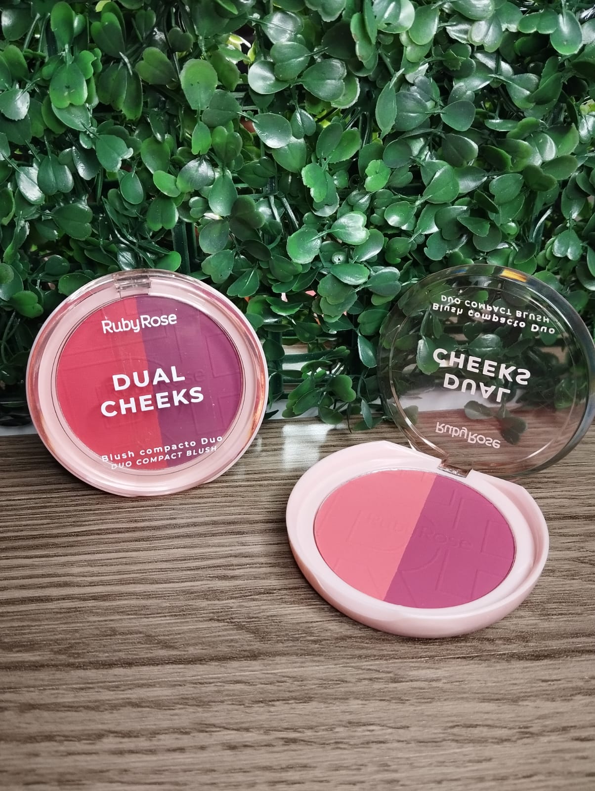 Blush Compacto Duo Dual Cheeks - Ruby Rose