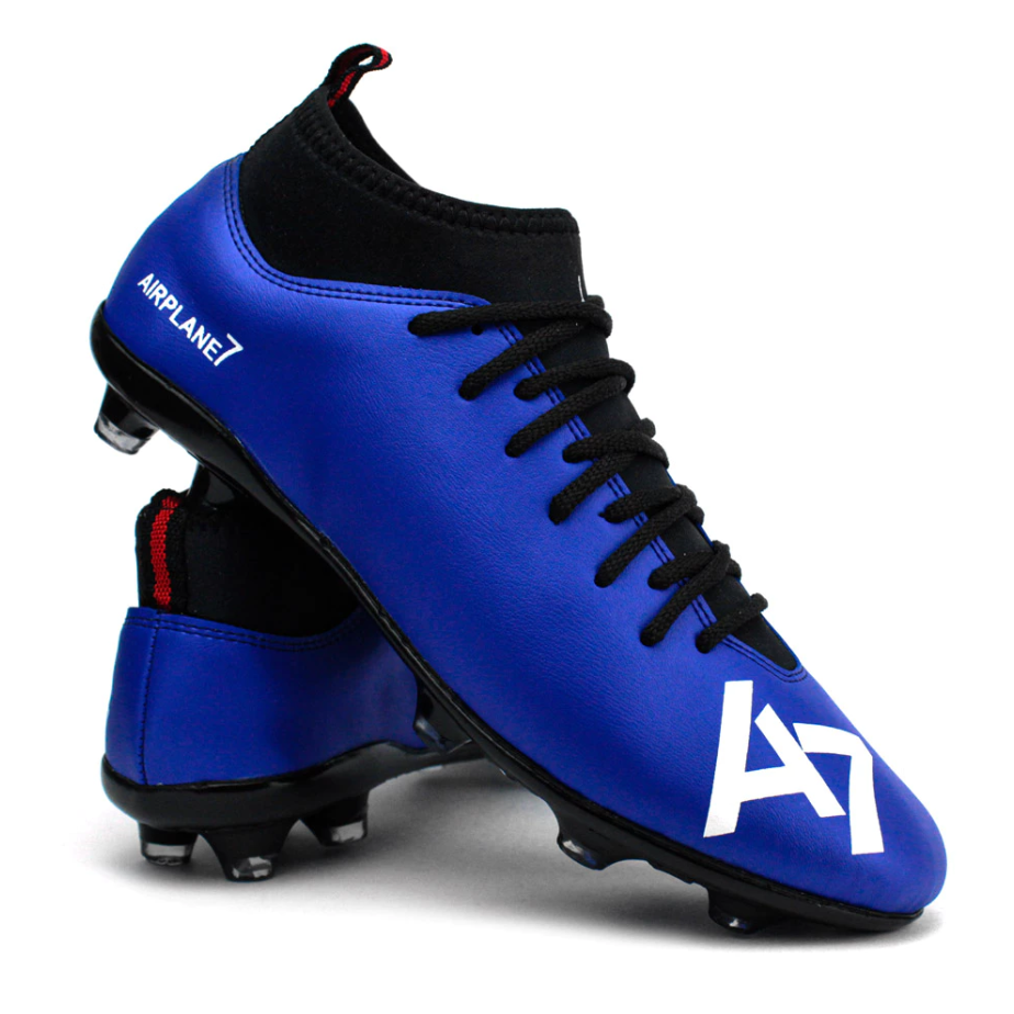 Chuteira Botinha Campo De Trava Profissional Cano Alto