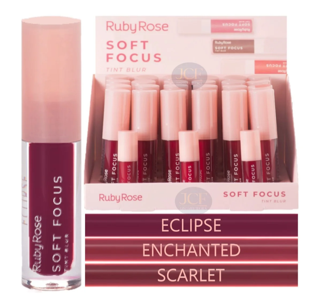 Tint Blur Soft Focus Linha Rosa Ruby Rose Tint Labial Acabamento Aveludado