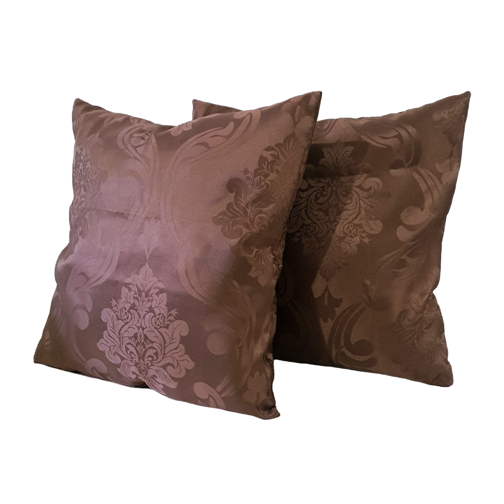 Kit 2 Capas de Almofada Marrom