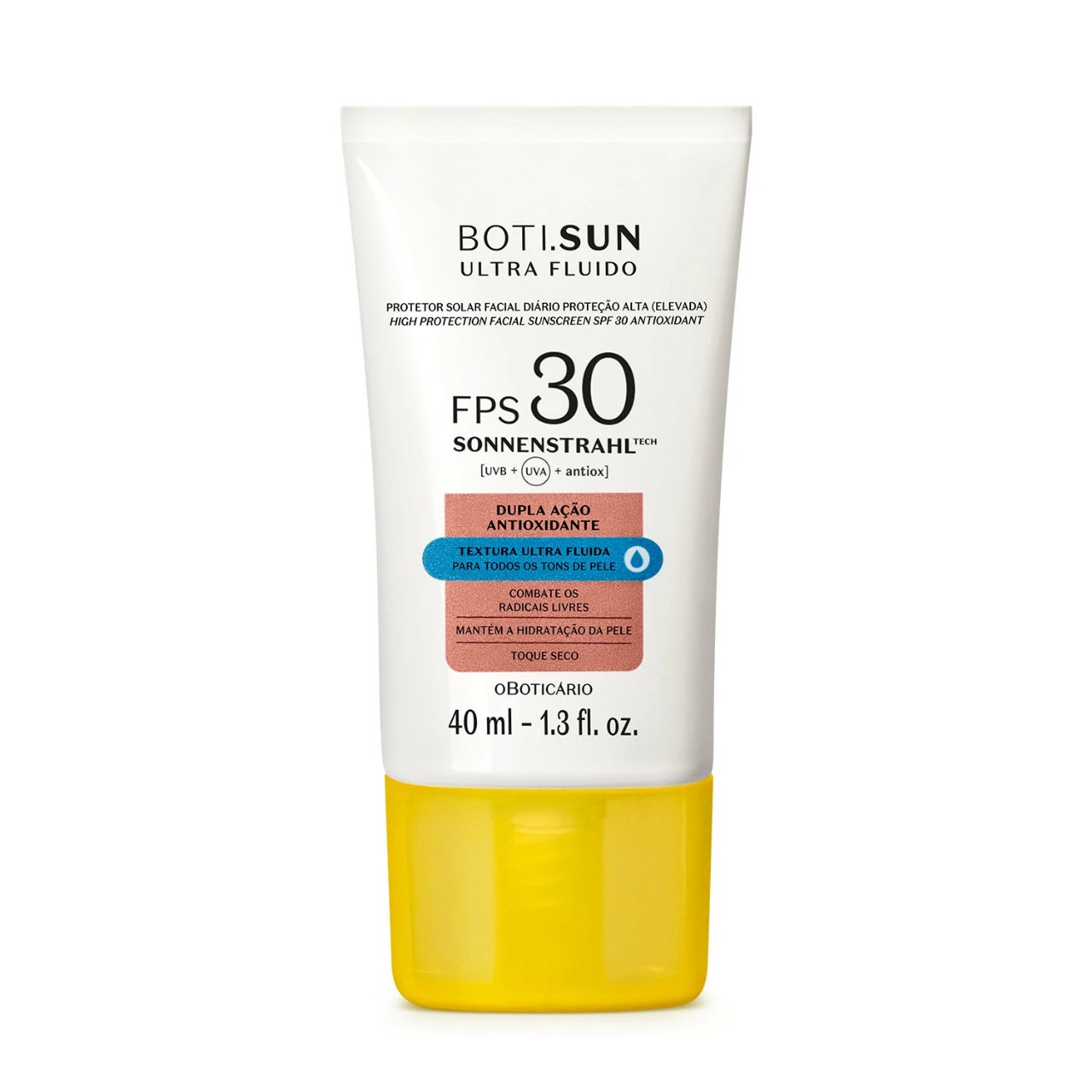 Protetor Solar Facial Antioxidante Boti.Sun Ultra Fluido