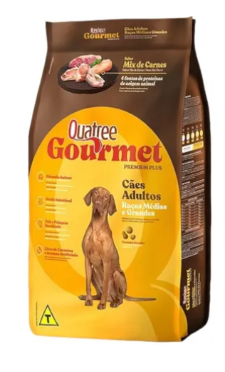 Racao Quatree Caes Adultos Racas Medias E Grandes