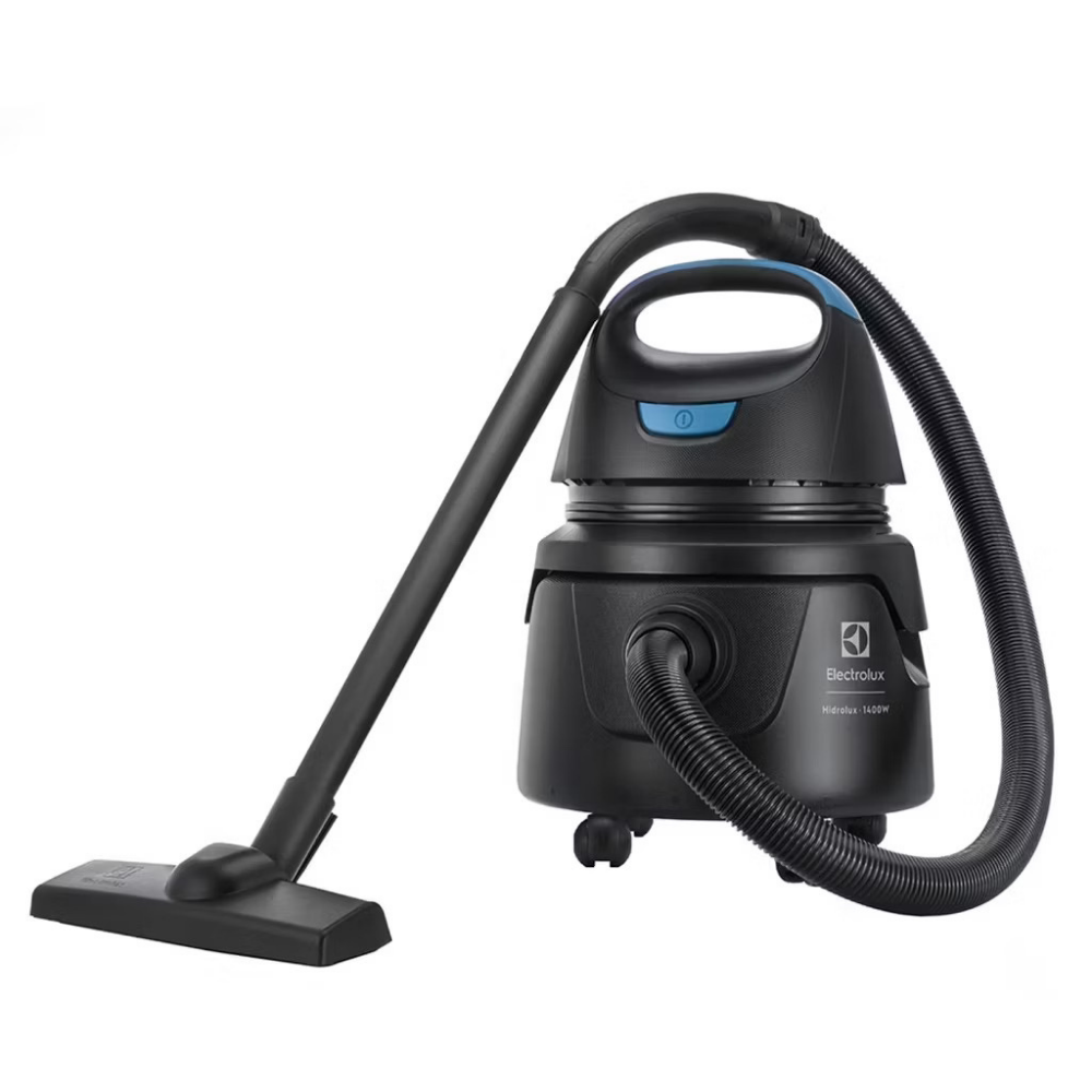 Aspirador de Pó e Água Electrolux 1400W Rodas 360° Preto e Azul