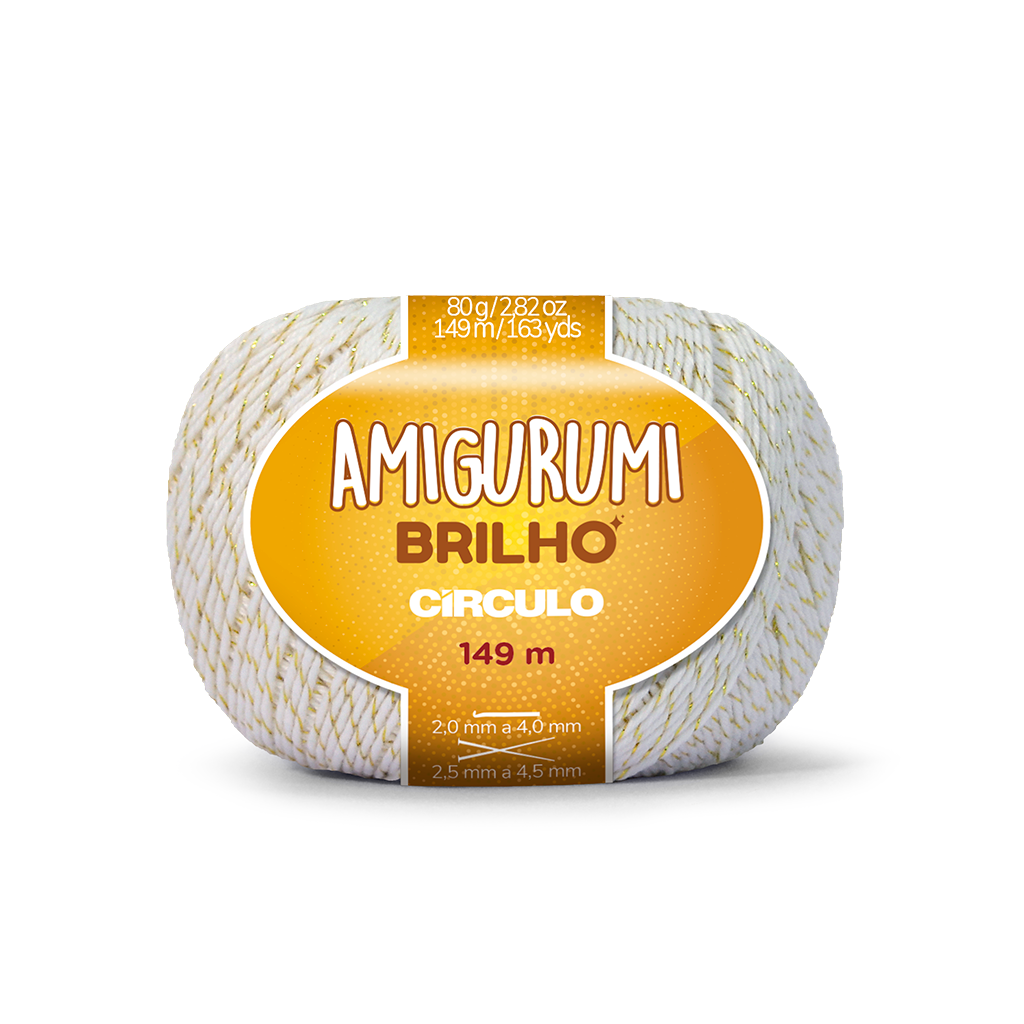 Linha Amigurumi Brilho Circulo - 149m/80g