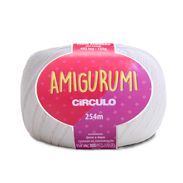 Linha Amigurumi 100% Algodão Mercerizado Circulo - 254m/125g