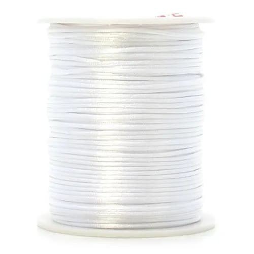 Cordão De Cetim Rabo De Rato 01mm Circulo - 50 Metros