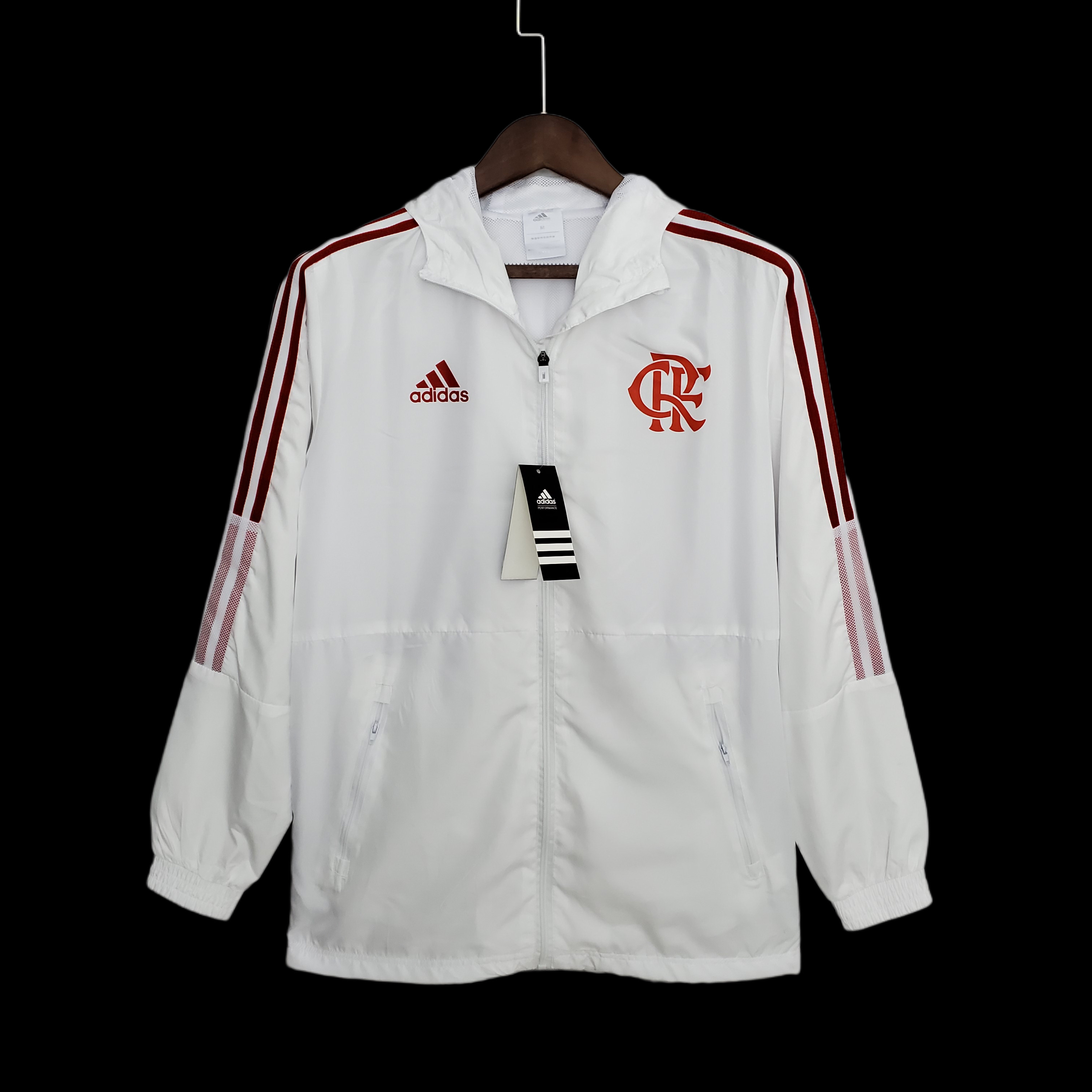 Cortavento Flamengo Branco 2022