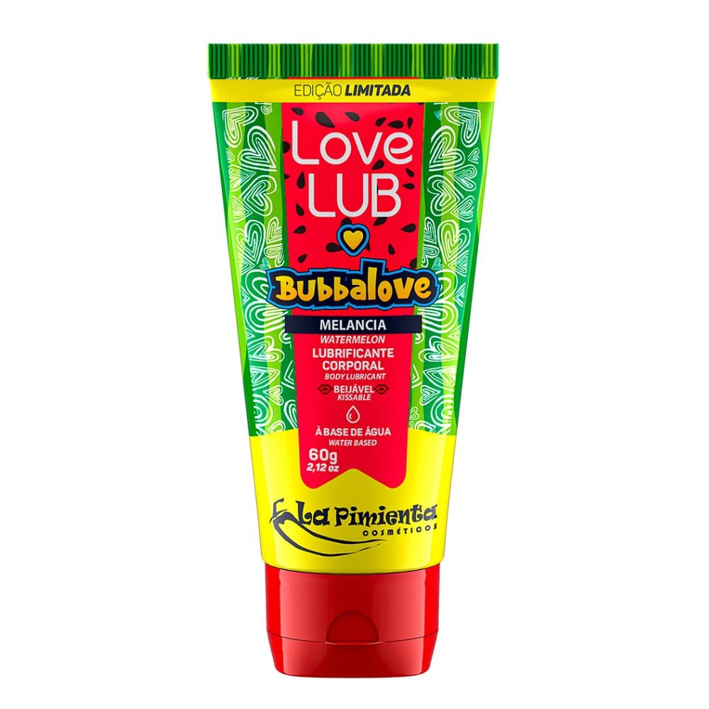 LUBRIFICANTE BEIJÁVEL LOVE LUB BUBBALOVE 60G - LA PIMIENTA