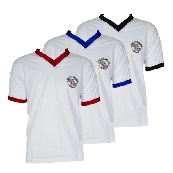 Camisa de atividade física policia militar