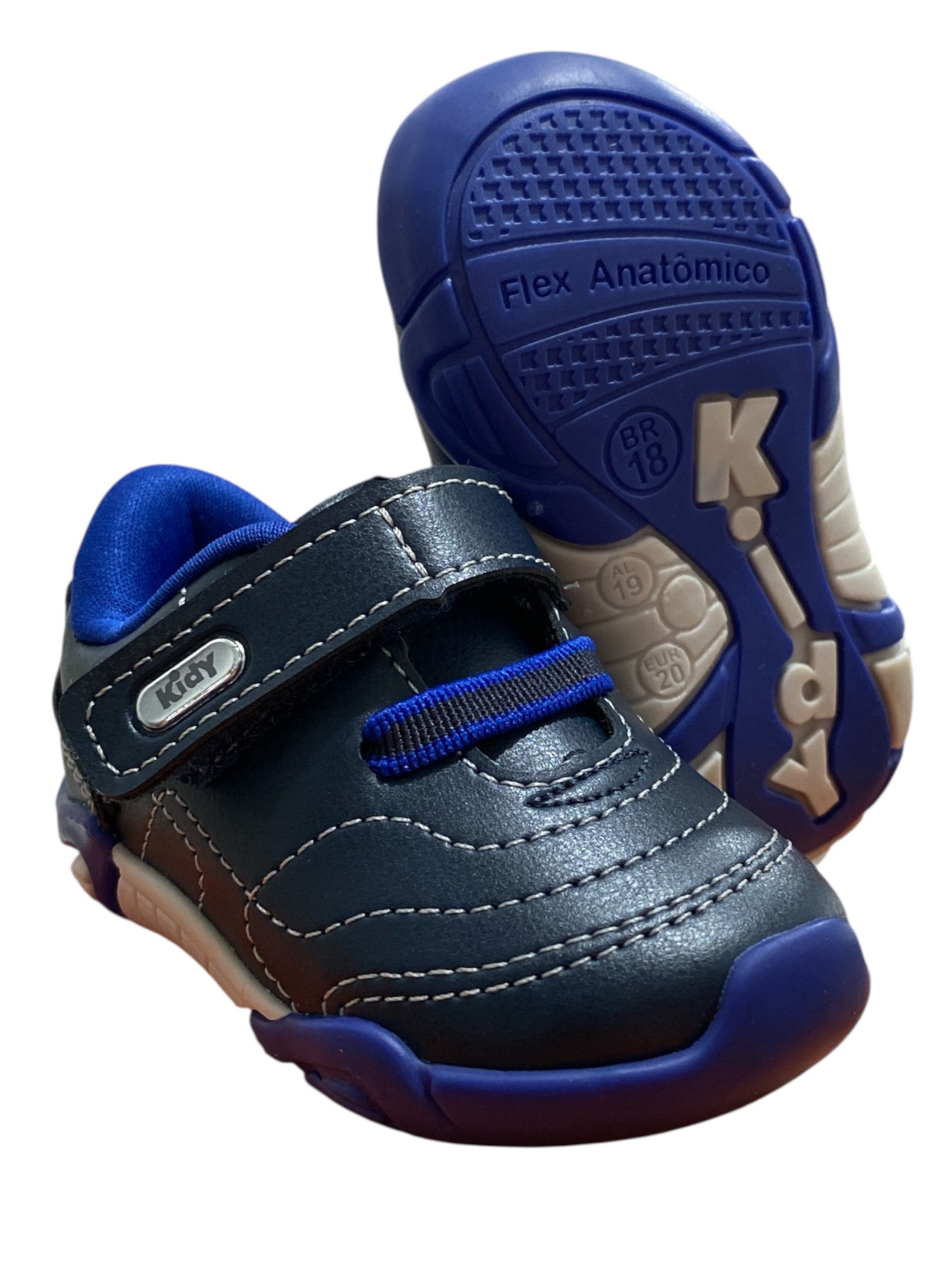 TENIS COLORS MNO MARINHO/AZ.ROYAL KIDY