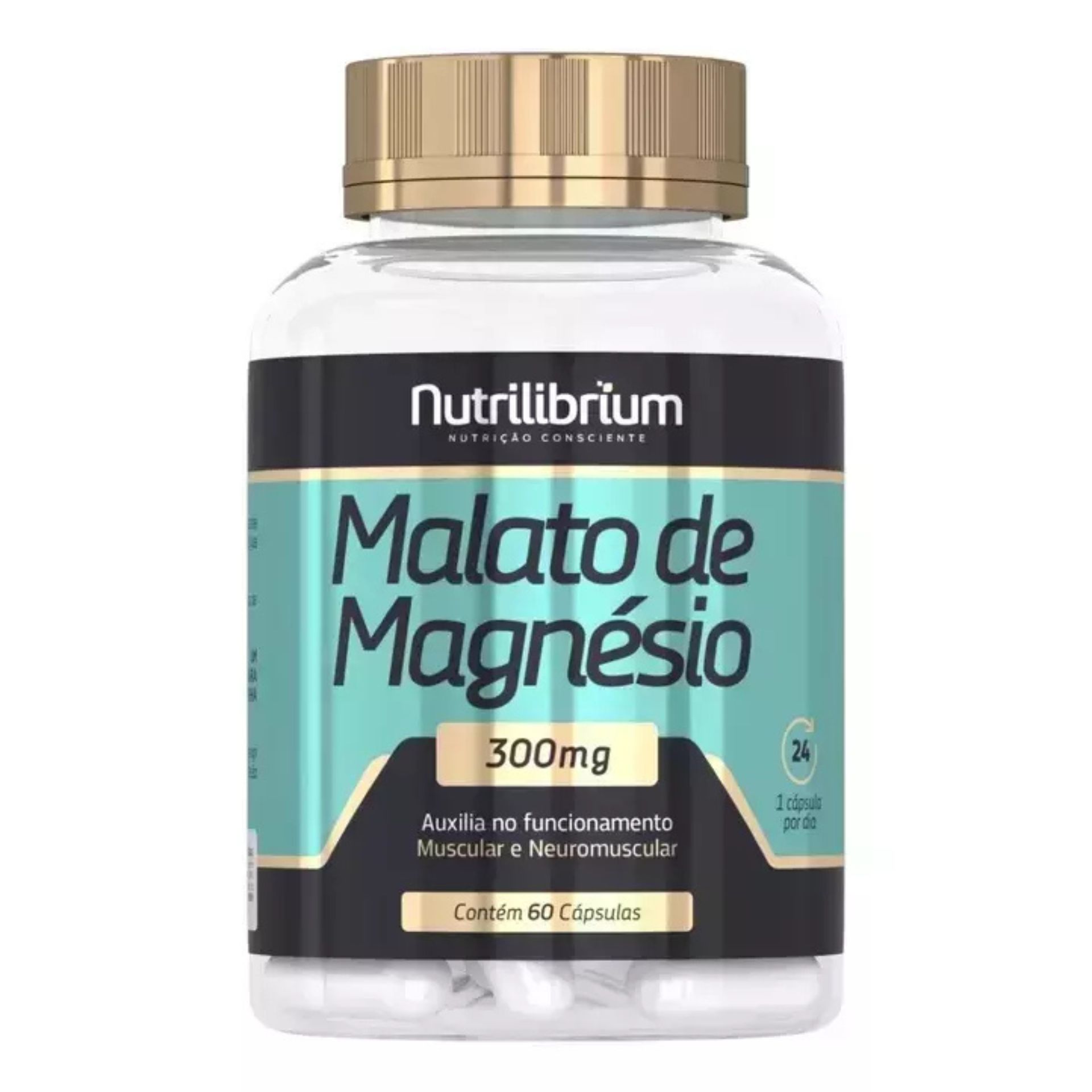 Malato De Magnésio 60 Cápsulas - Nutrilibrium