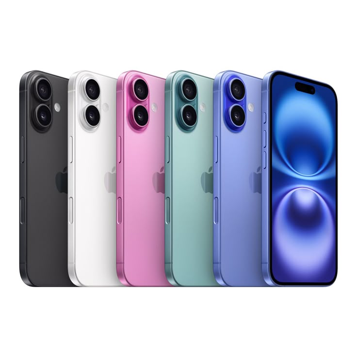 iPhone 16 128GB   Tela 6,1" Super Retina XDR, Chip A18 Bionic, Câmera 48MP   Rosa, Verde, Azul, Branco e Preto