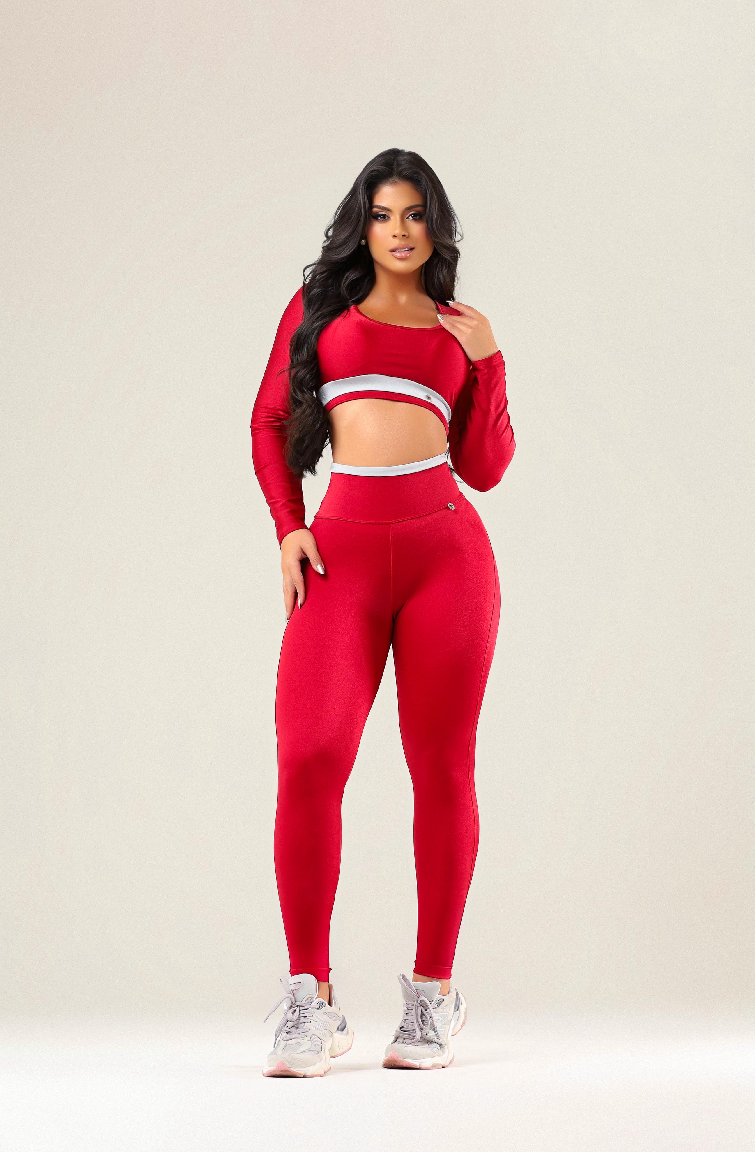 Conjunto Calça com Manga Longa   Trilobal de Poliamida