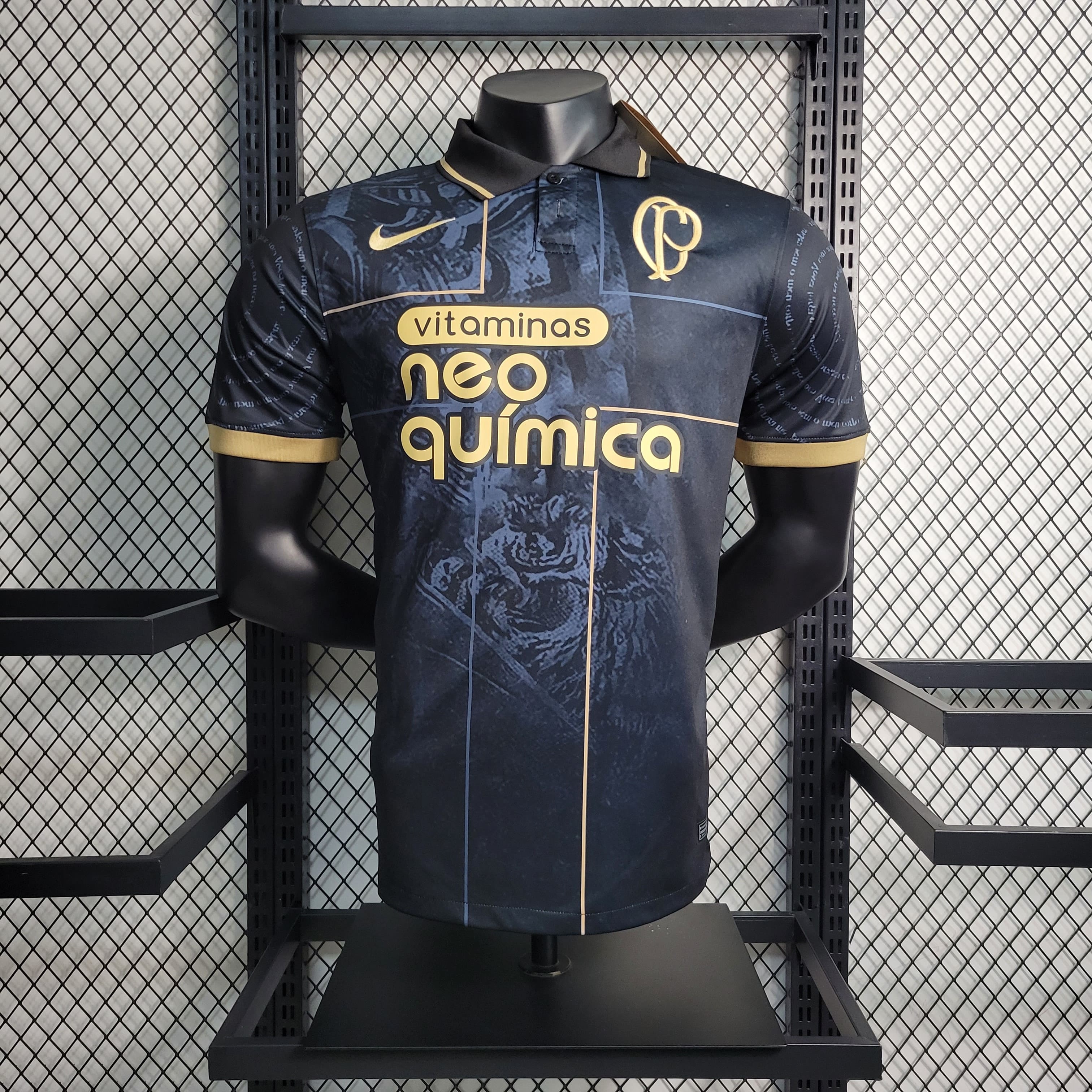 Camisa Polo Corinthians Preta 2023