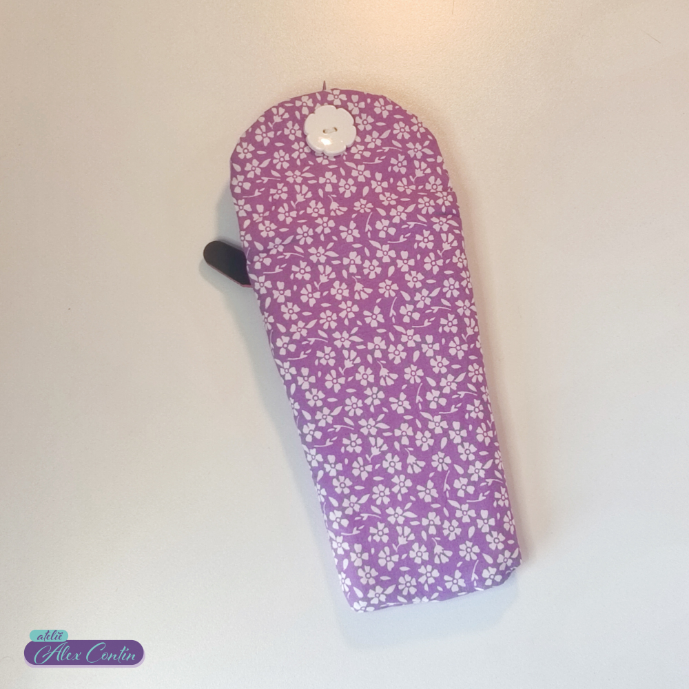 Porta-Alicate de Unha de Tricoline (100% Algodão), Artesanal Acessório Costura Criativa