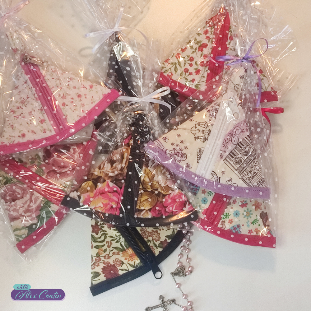 Porta-Terço de Tricoline (100% Algodão), Artesanal Acessório Costura Criativa