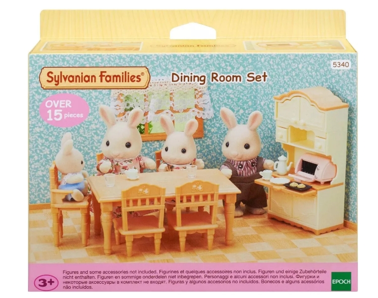 CONJUNTO SALA DE JANTAR CLASSICA - SYLVANIAN FAMILIES