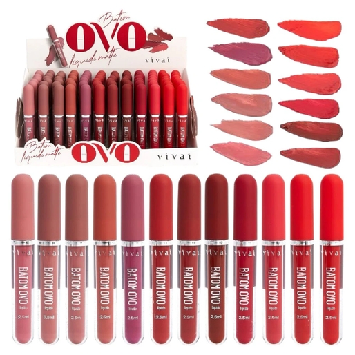 Batom Líquido Matte Ovo 2,5ml - Vivai