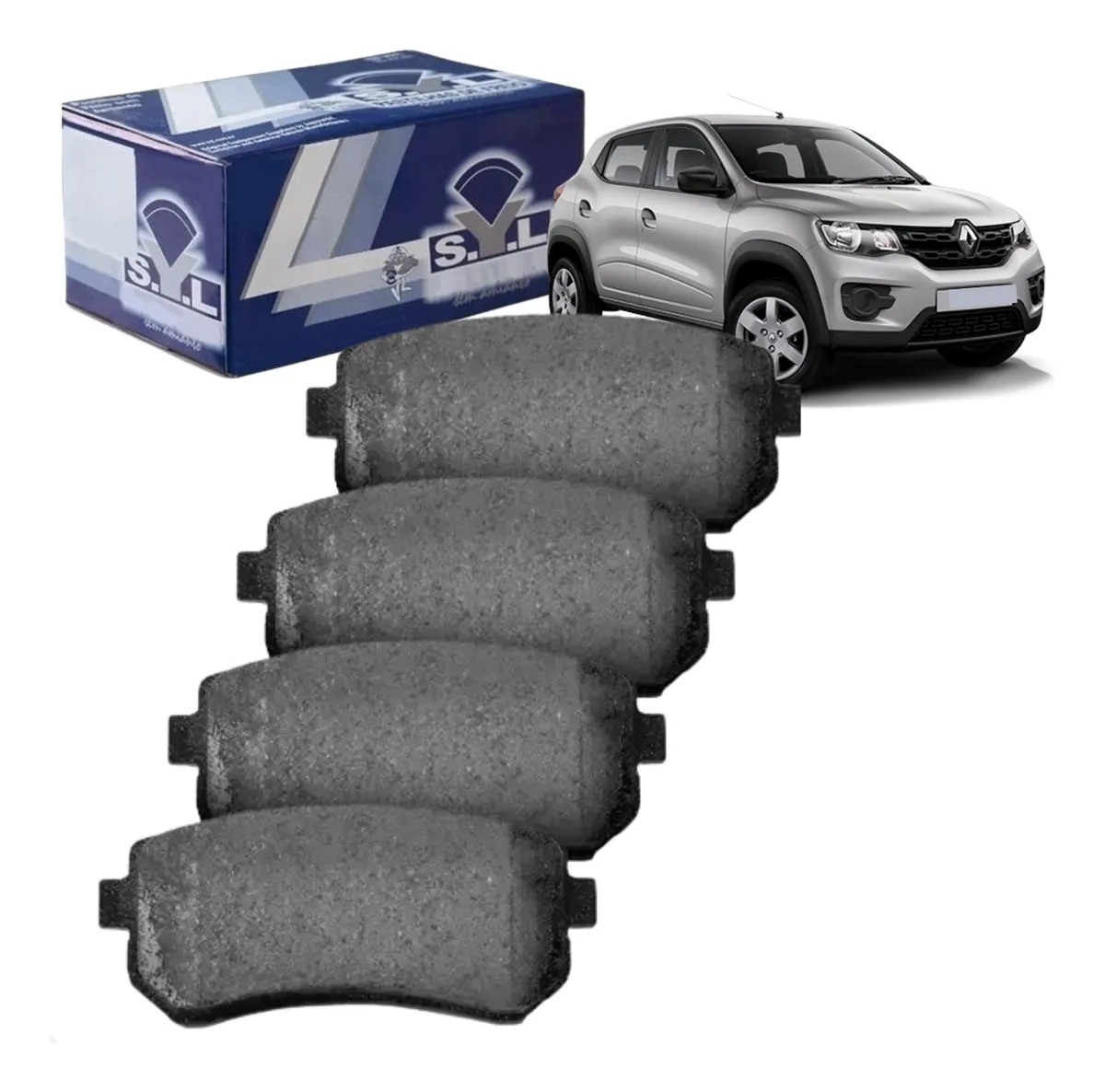 Jogo Pastilha Freio Dianteiro Kwid 1.0 2017 2018 2019 À 2020