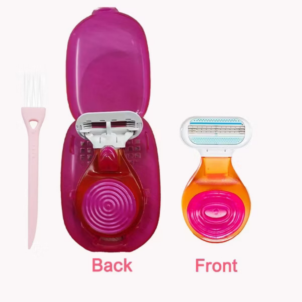 Mini gillette Venus 5 lâminas sensitive gilete feminina viagem Gillette Venus Íntimo smooth aparelho barbeador femini