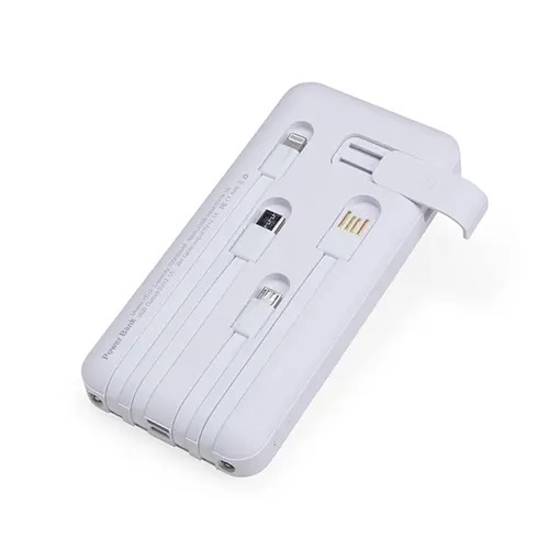 Power Bank 10.000mAh 4 em 1