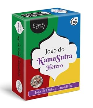 Jogo de Dado & Raspadinha Kama Sutra Reutilizável da Diversão em Cubo
