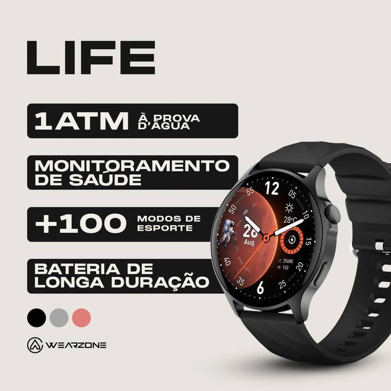 SmartWatch a Prova d'água Life Wearzone