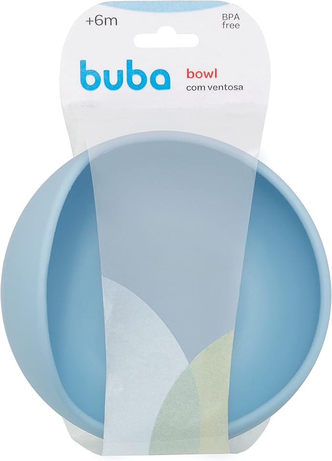 BOWL EM SILICONE COM VENTOSA BUBA