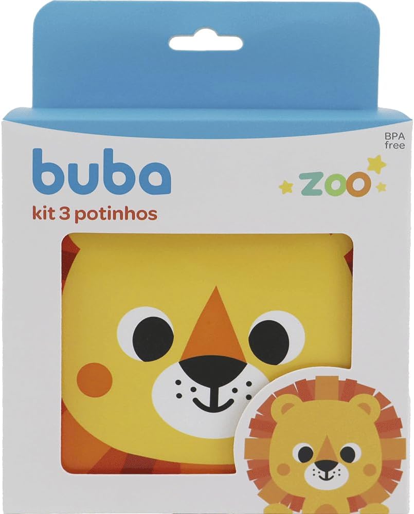 KIT 3 POTINHOS BUBA