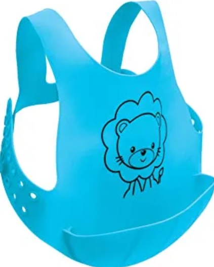 BABADOR DE SILICONE COM CINTO BUBA
