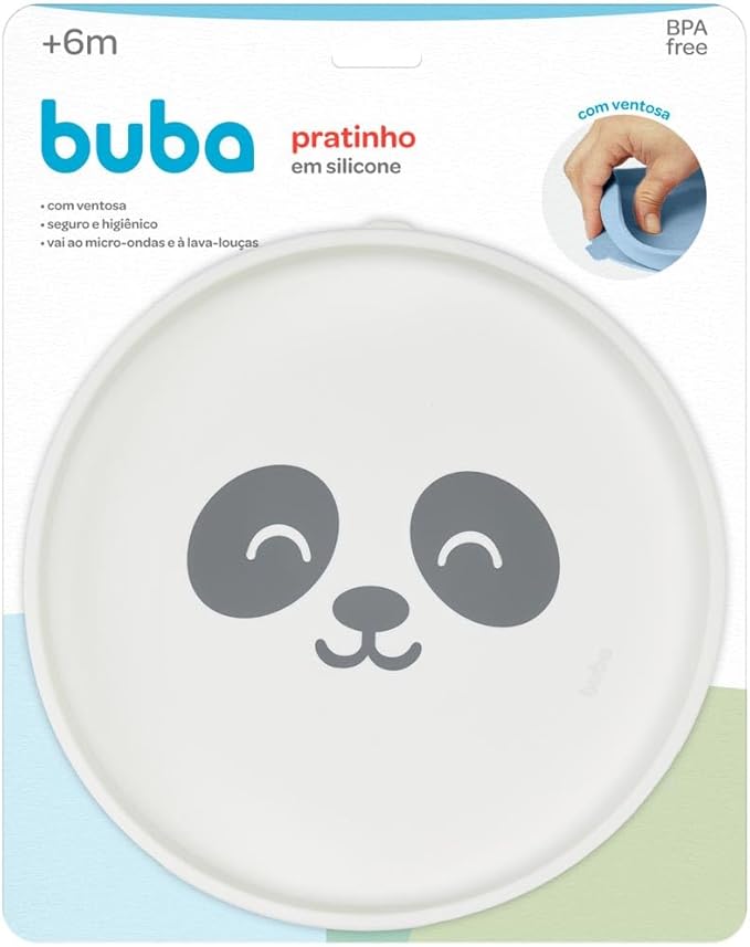 PRATINHO EM SILICONE COM VENTOSA GUMMY BUBA