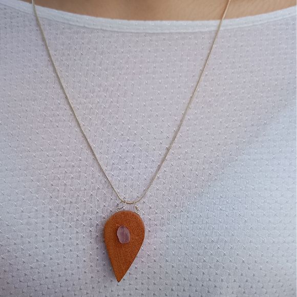 Colar Difusor Gota Prata 925