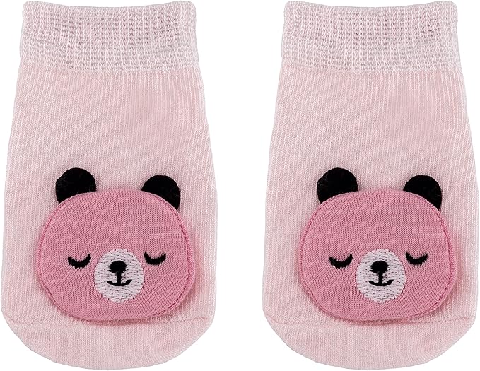 MEIA ANTIDERRAPANTE COM APLIQUE BUBA