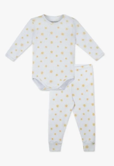 CONJUNTO DE BODY CANELADO ESTAMPADO DEDEKA