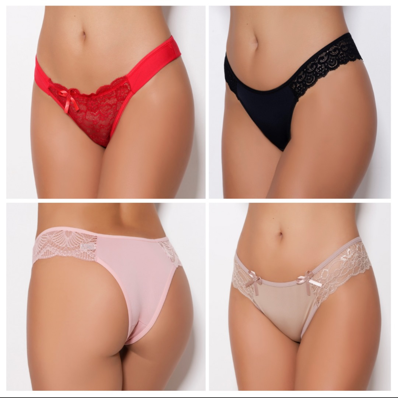 Kit 3 Calcinha Luxo em Microfibra - Cris Bella Moda Íntima