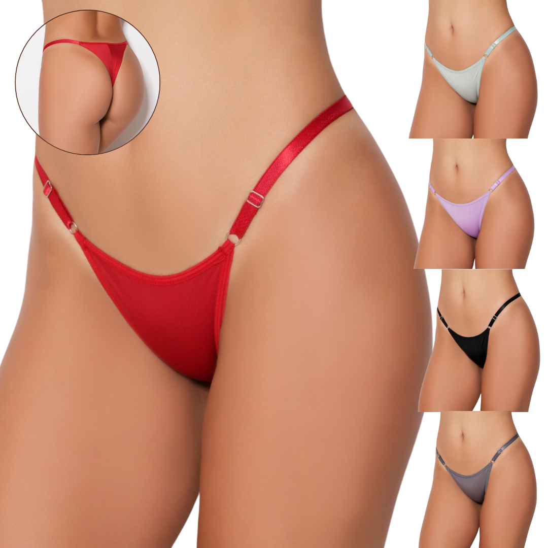 Kit 3 Calcinha Tanguinha Lisa