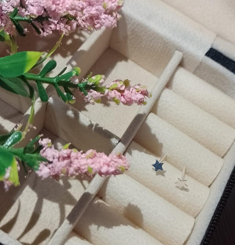 Par de Brincos Estrela Prata 925