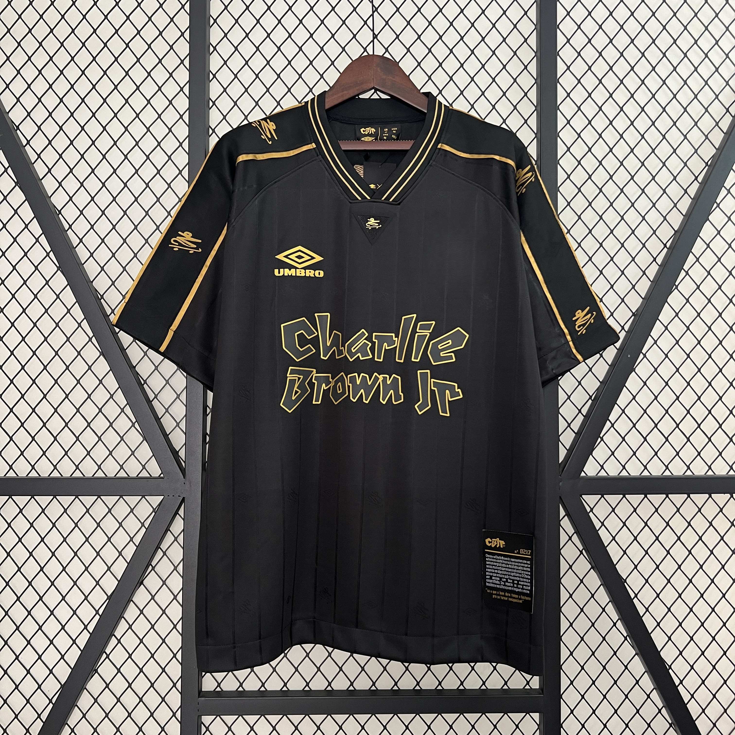 Camisa Santista CBJR 24/25 Torcedor Umbro Masculina - Preto