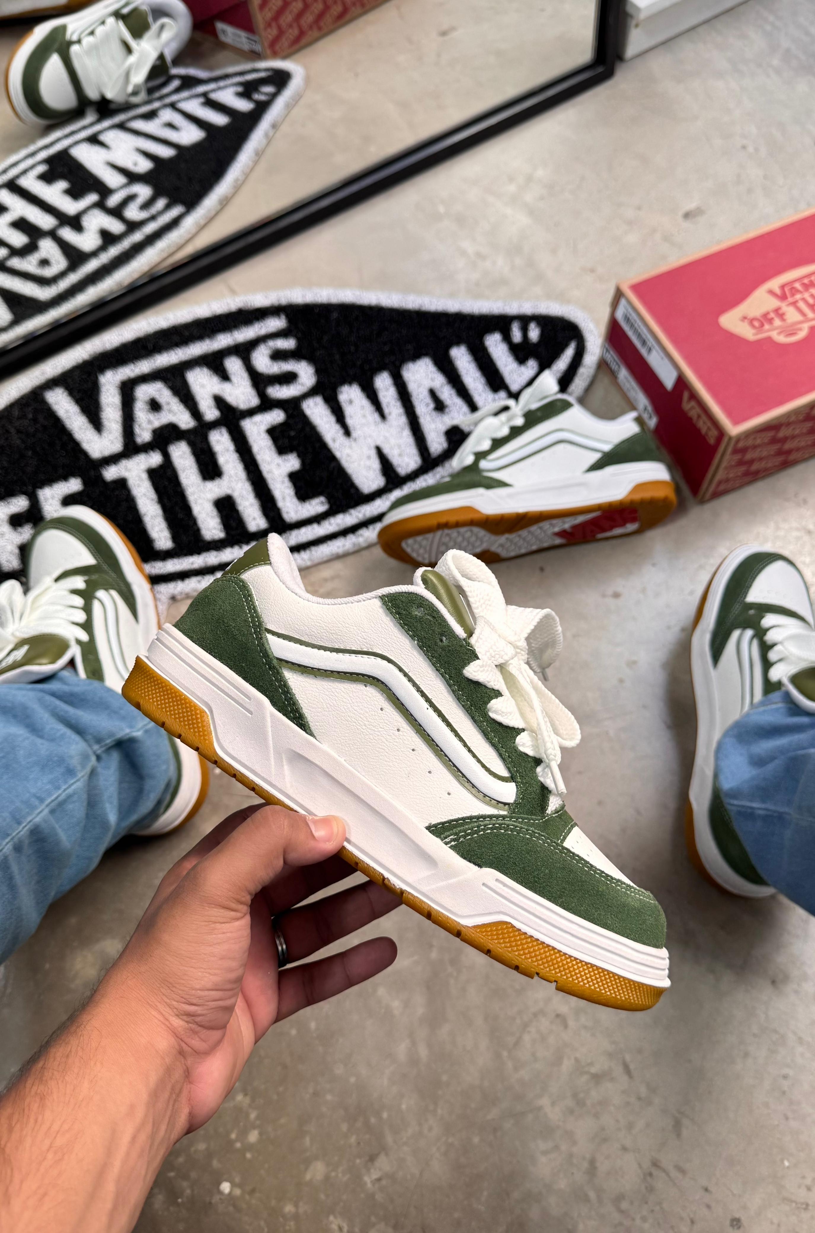 VANS HYLANE branco e verde