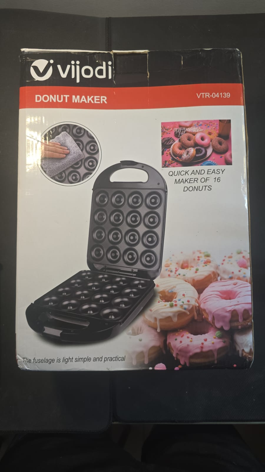 Mini Maquina De Fazer Donuts Maker Rosquinhas 16 Furos 110V