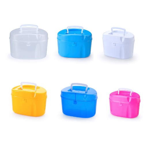 Kit 5 Maletas Bau - Diversas Cores