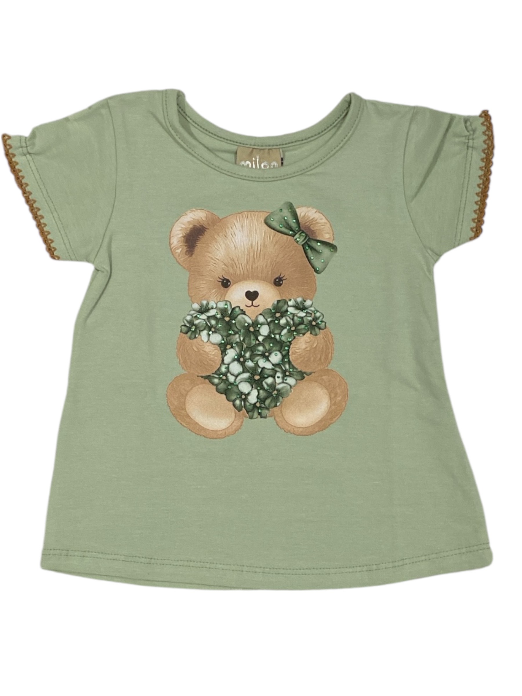 BLUSA FEMININA VERDE CHA MATCHA 15 6310 MILON