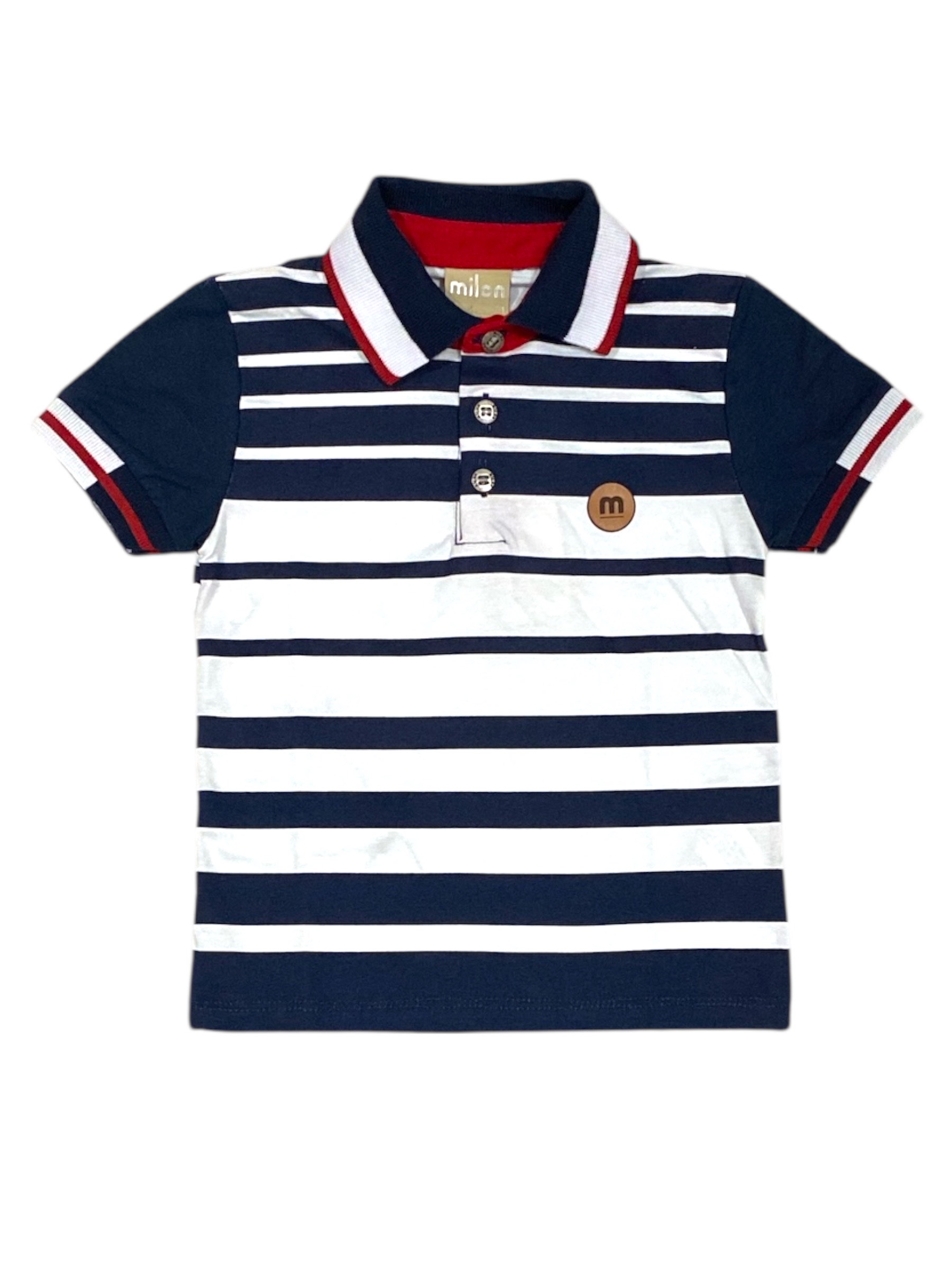 POLO MASCULINA AZUL MARINHO 19 4024 MILON