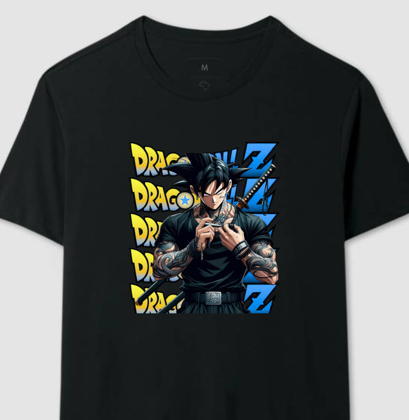 Camiseta Premium Dragon Ball Z Goku