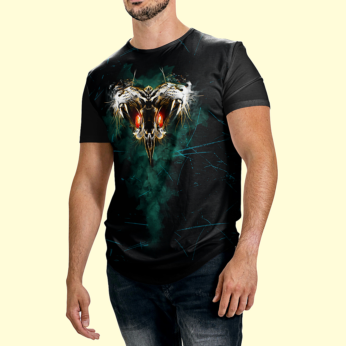 Camiseta Tigres Feras Selvagens Rock Camisa Masculina e Blusa Feminina