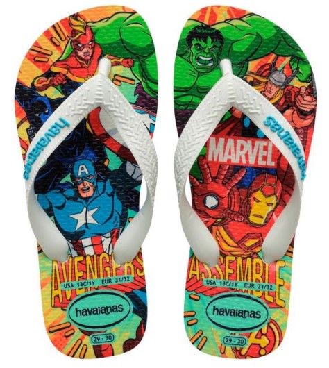 CHINELO KIDS TOP MARVEL II HAVAIANAS