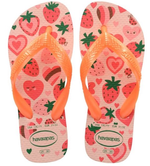 CHINELO KIDS FLORES 2792 ROSA CONFETE HAVAIANAS