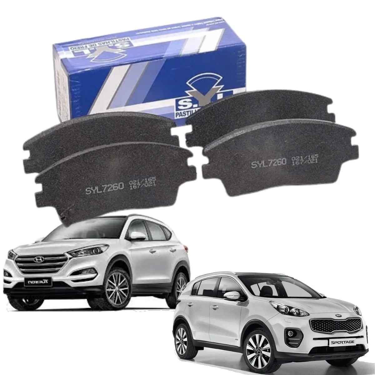 Jogo Pastilha Freio Dianteira Hyundai Tucson Ix35 Sportage