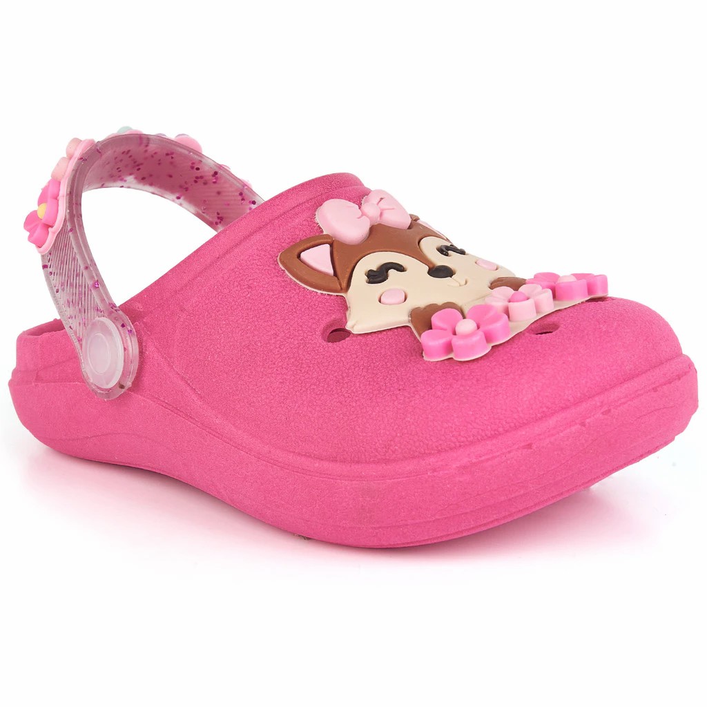 Sandália Babuche Infantil Menina Raposa com Jardim