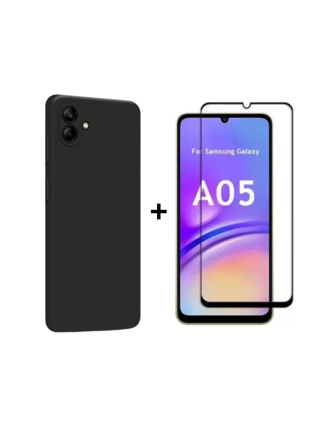 Capinha + Pelicula 3d Para Samsung Galaxy A05